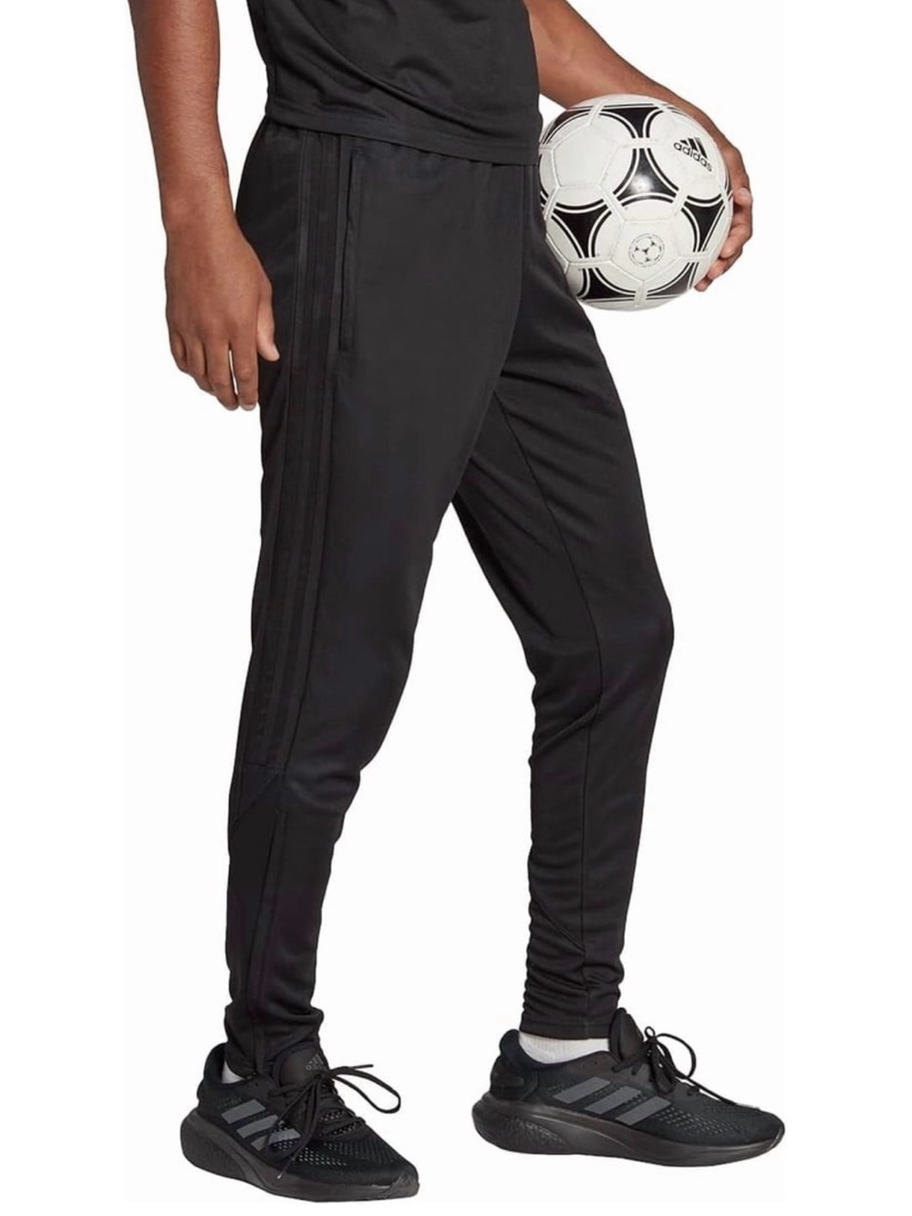 adidas Tiro 19 Track Pants Triple Black Tapered Soccer Men's Large